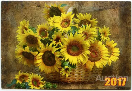 Календарик карманный Подсолнухи 2017 Ціна