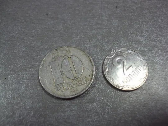 монета германия 10 пфеннигов 1965 №8699 Ціна