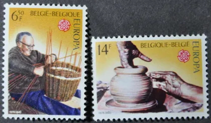 фото, Бельгия Ремесло Европа СЕПТ 1976 MNH