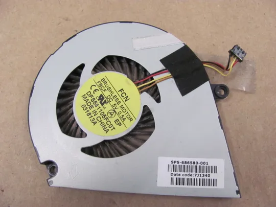 660-21  Вентилятор (кулер, FAN)  686580-001 DC280008DF0 для HP Envy TouchSmart Ultrabook 4 1000 4T 1200 оригінал Ціна