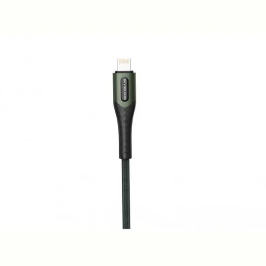 Кабель SkyDolphin S01L USB - Lightning (M/M), 1 м, Dark Green (USB-000580) Ціна