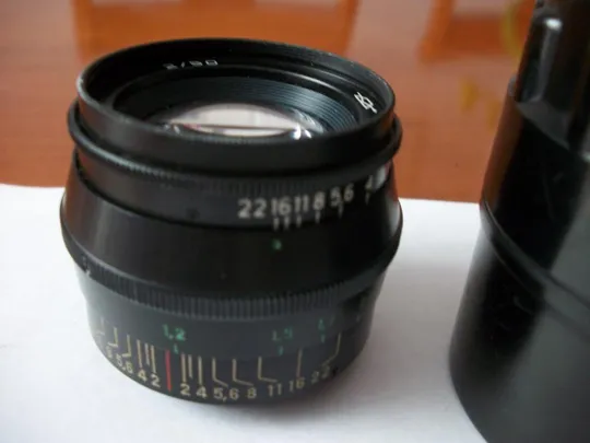 Объектив Юпитер-8, М-39, черный, Made in USSR, No-7474433, футляр, светофильтр, крышка, чистые линзы Інтернет-аукціон