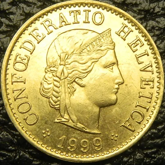 5 рапенів 1999 B Швейцарія Ціна