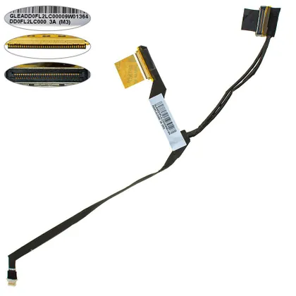 фото, Шлейф матриці для ноутбука Lenovo (Ideapad S10-3T, Flex 10 10.1”) LED (DD0FL2lC000)