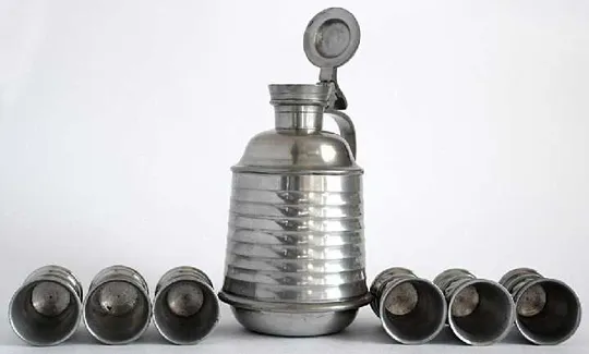 Антикварний олов&#039;яний набір для вина, сервіз, 1930-ті рр., Німеччина Де купити