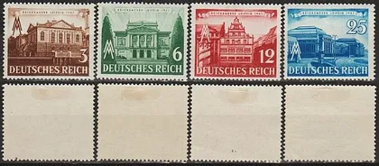 фото, 1941 - Рейх - Ярмарок в Лейпцигу Mi.764-67 *