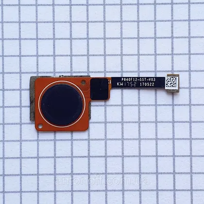 фото, Шлейф ZTE Blade A6 A0620 зі сканером відбитка пальця оригінал з розборки