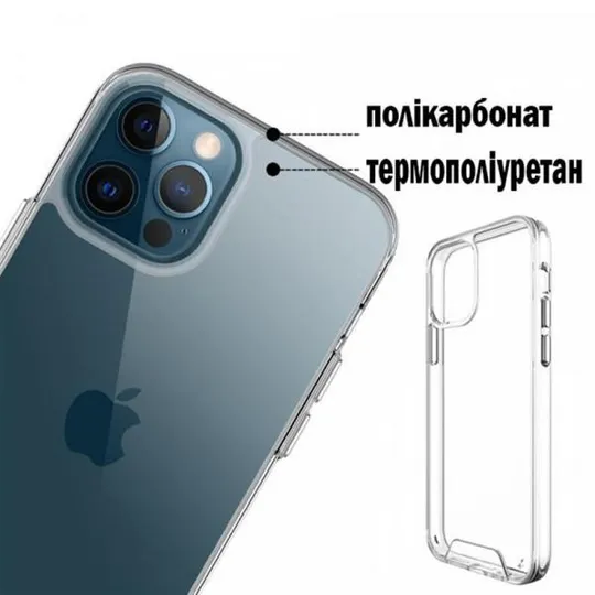 Чeхол-накладка BeCover Space Case для Apple iPhone 12 Pro Max Transparancy (707794) Продаж