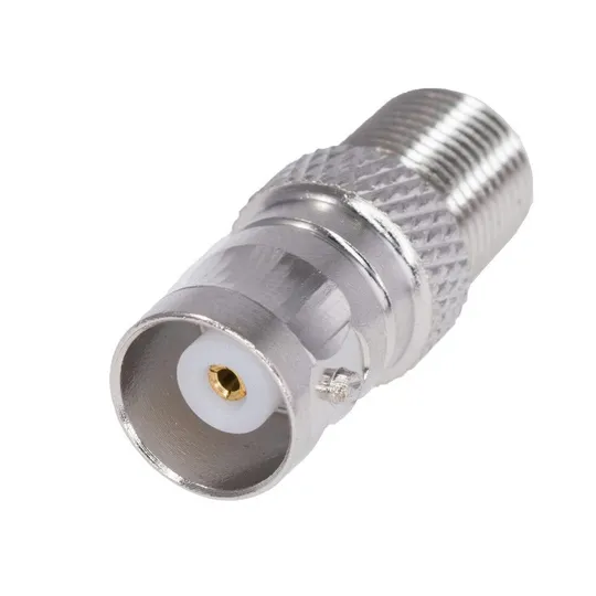 Перехідник BNC гніздо-F гніздо мідь  (VK20057) Ціна