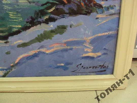 Купити картина Зимний пейзаж Сяркевич. холст масло С рамой 76х87 см, без рамы 68х78 см №9