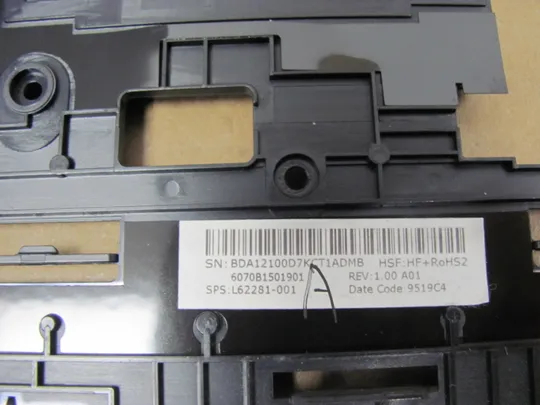 827-13 Кришка панель палмрест 6070B1501901 L62281-001 для HP EliteBook 730 735 830 G5 G6 оригінал На торгах