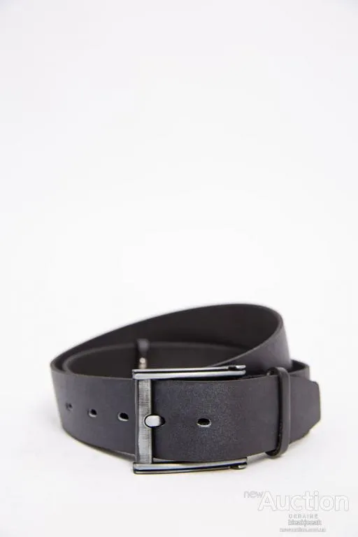 Классический мужской ремень, черного цвета из эко-кожи, 196R45S1W8 Ціна