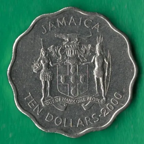 10 доларів 2000 року Ямайка [МШ1] Ціна