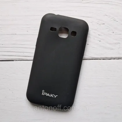 фото, Чохол Samsung J100H Galaxy J1 2015 для телефона силіконовий Чорний