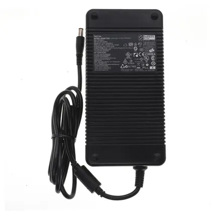 фото, Оригінальний блок живлення для ноутбука DELL 19.5V, 16.9A, 330W, 7.4*5.0-PIN, Black, RECTANGULAR
