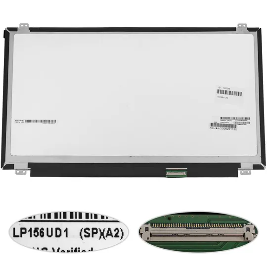 Матриця 15.6&quot; LP156UD1-SPA2 (3840*2160, 40pin(eDP, 300cd/m2, 16.7M 72% NTSC, IPS), LED, SLIM(вертикальні вушка), глянець, роз&#039;єм Ціна