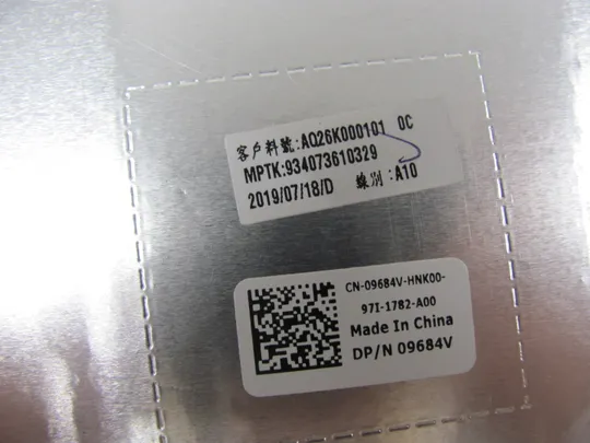 680-1 кришка матриці AQ26K000101 09684V  для  Dell Precision 7730 M7730  оригінал в Україні