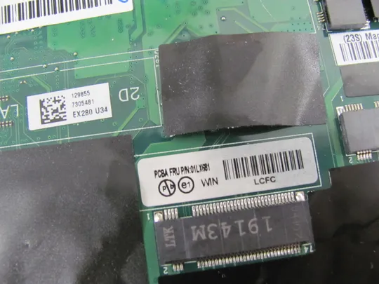 627-17 материнська плата EX280 NM-B521 01LX681  SR3L9  i5-8350U  для Lenovo ThinkPad X280 A285 оригінал в Україні