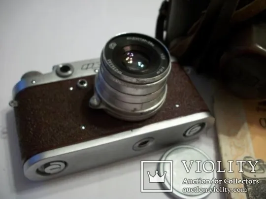 Купити Фотоаппарат Фэд-2 [Красного цвета] Коллекционный, футляр, инструкция-только обложка, крышка]