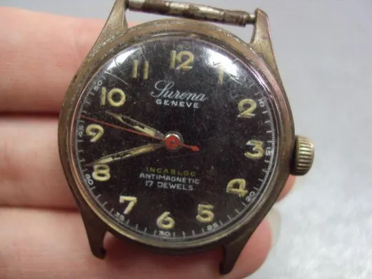 Купити часы наручные циферблат механизм jurena geneve №218