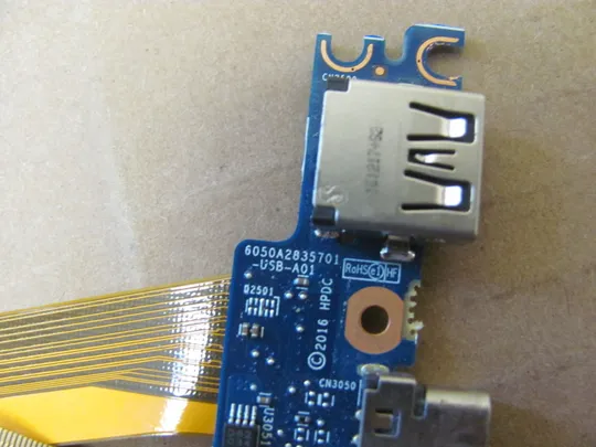 номер1005-3 плата VGA USB 6050A2854101 6050A2835701  6050A2898001 зі шлейфом 6035B0128401 для HP Elitebook 850 G3  850 G4 оригінал Де купити
