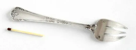 Антикварна виделочка №1 срібло 925 проба France Недорого