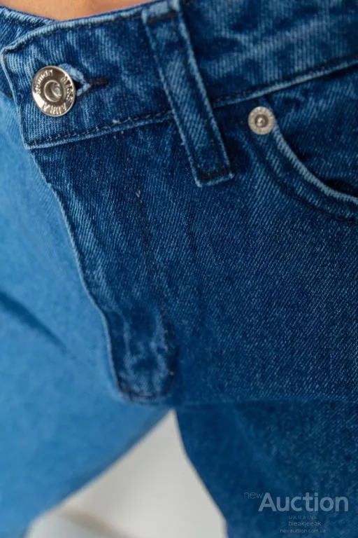 Джинсы женские, цвет сине-голубой, 164R418 Де купити