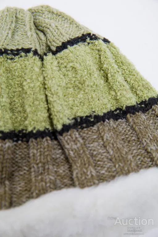 Детская шапка, зеленого цвета, из шерсти, 167R7777 З аукціону