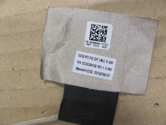 Купити 699-10 шлейф 06NNWK DC02C00K100 для Dell Latitude 5500 5510 5511 Precision 3550 3551 3540 оригінал