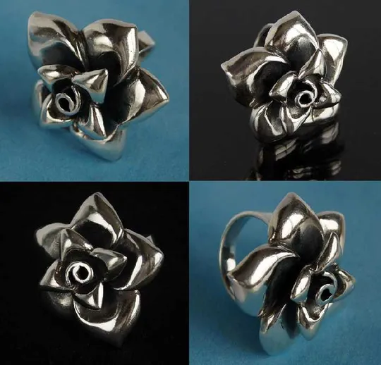 Срібна каблучка кільце Narcissus 925 проба Germany Де купити