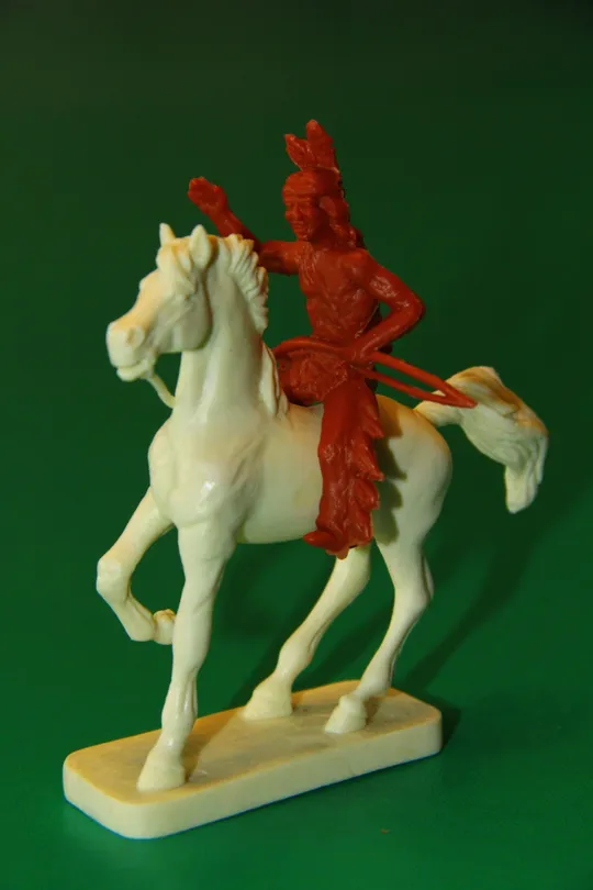 ІНДІАНЕЦЬ З ЛУКОМ индеец DOMPLAST на коні TSSD ФРН 60мм ЛЮКС Ціна