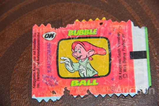 вкладыш этикетка жевательной резинки OK ( Bubble Ball ) Ціна