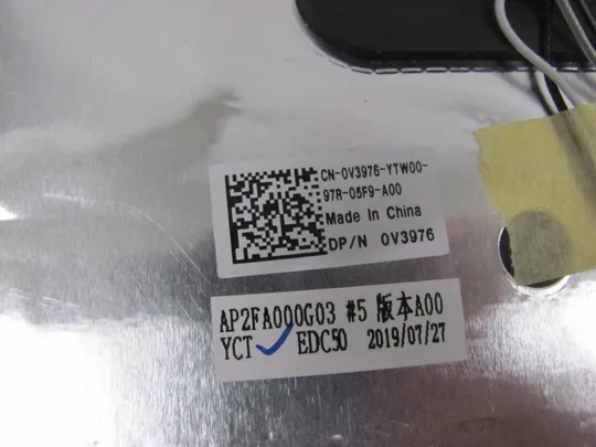 862-1 кришка матриці AP2FA000G03 0V3976 для Dell Latitude 5500 5510 5511 Precision 3540 3541 оригінал Характеристики