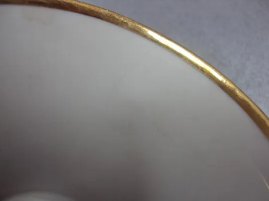 Чашка кружка и блюдце тарелка 30 лет победы авиация ЛФЗ фарфор лот (на чашке есть трещина) №10756 Характеристики