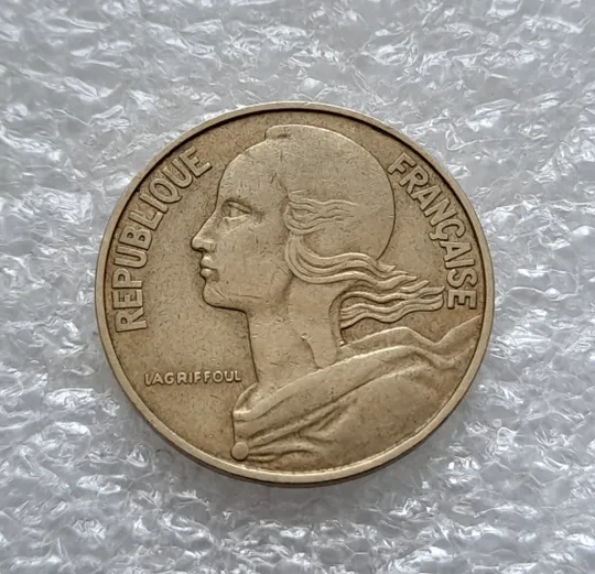 Купити (5667) 20 сантимів 1963 Франція (20 сантимов Франция)