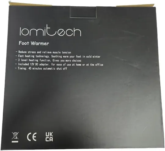 Електрична грілка для ніг  lomitech(24) Характеристики