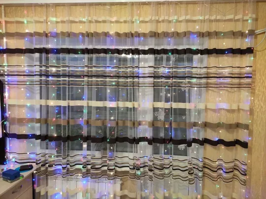 Штора , Светодиодная Гирлянда-занавеска на окно, 3х3 м с пультом&quot;  300 led Характеристики