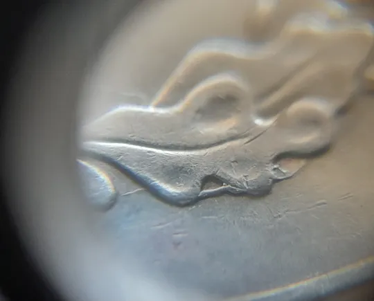 (7022) 50 копійок 2013 гарні викрошки та розколи на аверсі (різновид) (50 копеек 2013 брак) Де купити