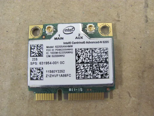 номер0033-9 WI-FI модуль 631954-001 62205ANHMW 6205 для HP EliteBook 8460p 8470p 8560P 8570P 8460w 8560w 8760w 8560p WI-FI адаптер WI-FI карта Wi-Fi модуль бездротова мережева карта Wireless Card Продаж