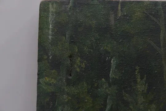 Картина пейзаж пасутся козы. Лаган 1963 г. масло холст 85 х 58,5 см №19 З аукціону