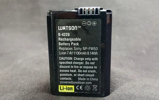 Sony NP-FW50 Li-ion аккумуляторная батарея 7.4V 1100mAh 8.14Wh неоригинальная Watson Ціна