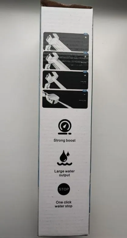 Лійка для душу високого тиску 4 режими з кнопкою увімкнення Недорого