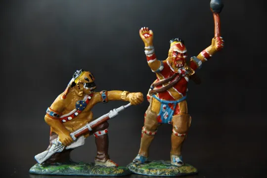 индейцы гуроны 55-60мм (Armies in Plastic) З аукціону