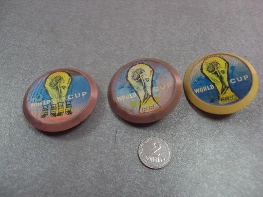 знак футбол динамо киев кубок 1974 переливашка лот 3 шт №5133 Ціна