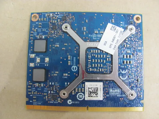 Купити 801-10 відеокарта NVIDIA QUADRO M1000m 848261-001 APW50 LS-C393P для HP EliteBook ZBOOK 15 G3  оригінал