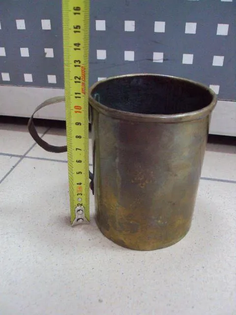 Купити Кружка латунь высота 11 см, диаметр 8,5 см (№34) №11458