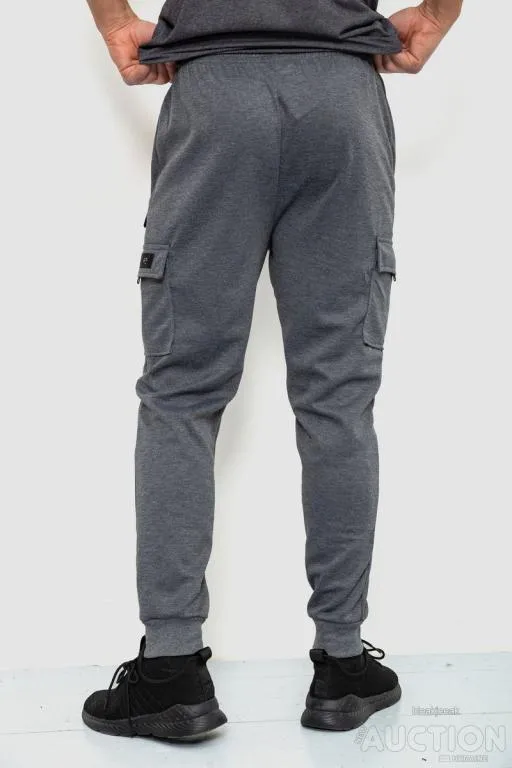 Спорт штаны мужские, цвет серый, 244R41616 Продаж