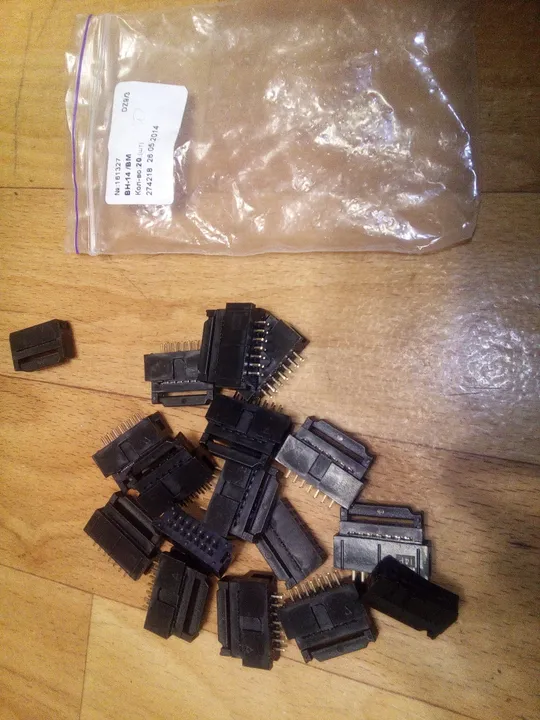 Роз'єм IDC14 BH14 комплект (мама - папа) Ціна