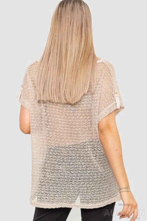 Кофта женская, цвет бежевый, 244R0282 Продаж