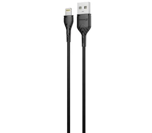 Кабель Grand-X USB - Lightning (M/M), Cu, 2.1 A, 1 м, Black (PL01B) Ціна